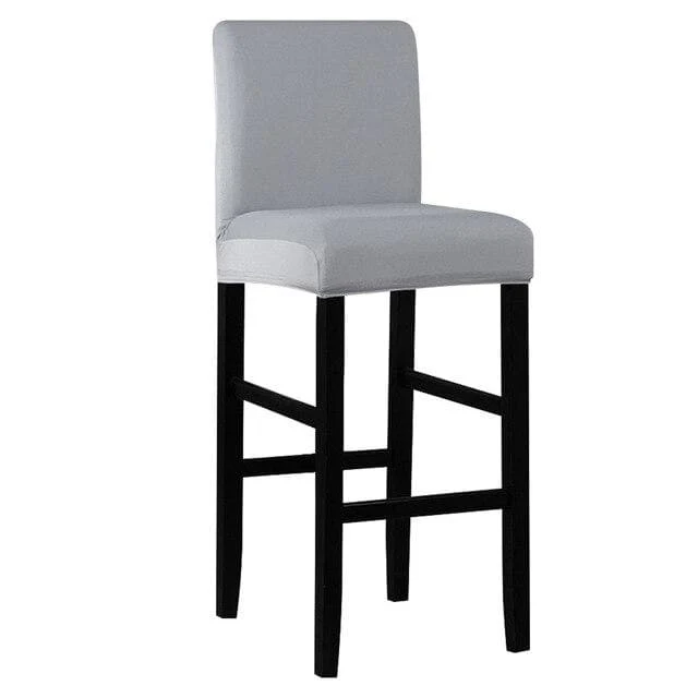 Housse de Tabouret de Bar avec Dossier