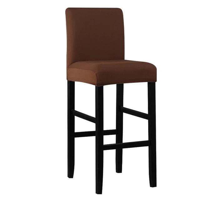 Housse de Tabouret de Bar avec Dossier