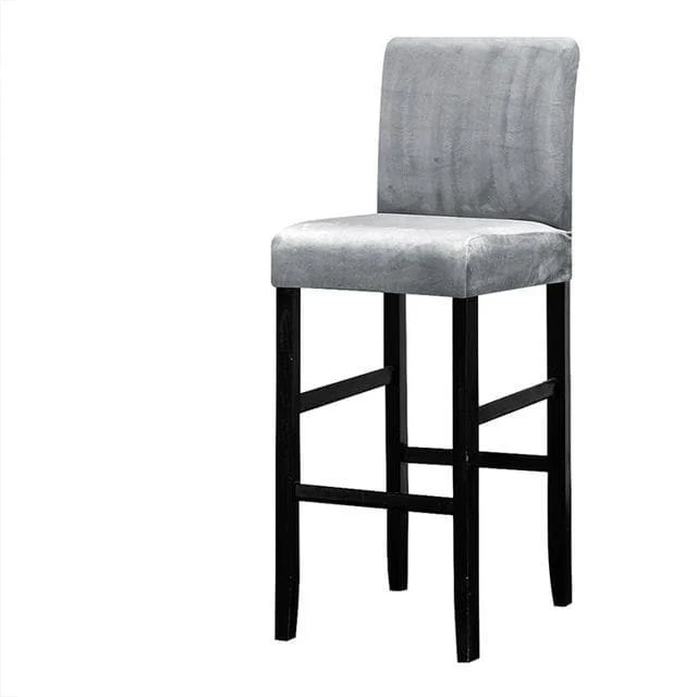 Housse pour Tabouret de Bar avec dossier Velours