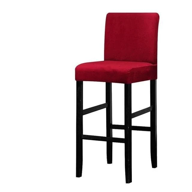 Housse pour Tabouret de Bar avec dossier Velours