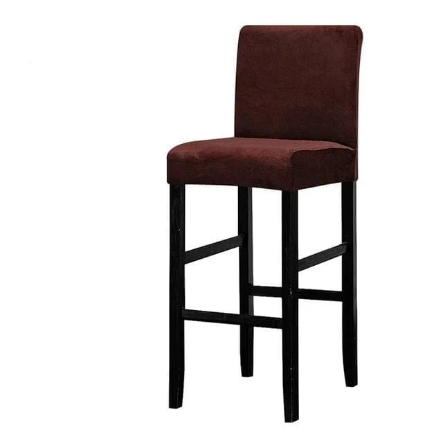 Housse pour Tabouret de Bar avec dossier Velours