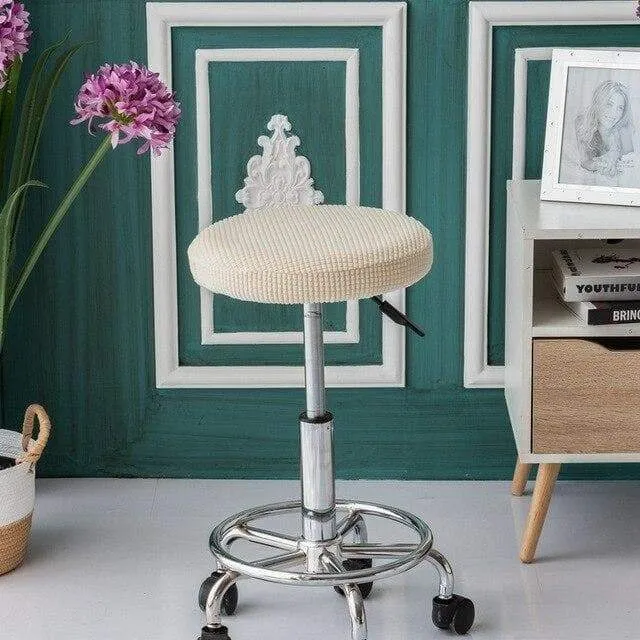 Housse de Tabouret Rond - Jacquard