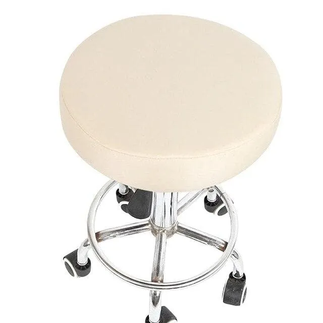 Housse de Tabouret Rond - 100% Coton