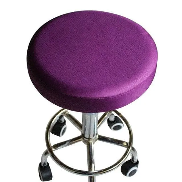 Housse de Tabouret Rond - 100% Coton