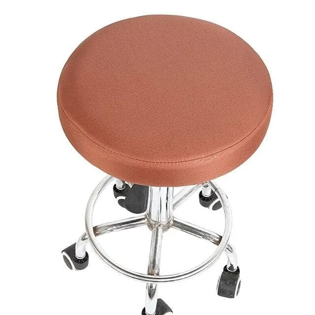 Housse de Tabouret Rond - 100% Coton
