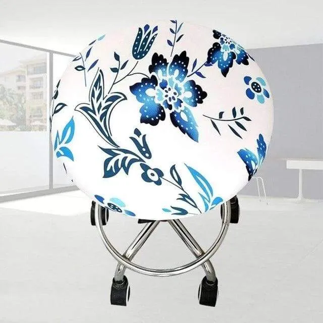 Housse de Tabouret Rond Extensible