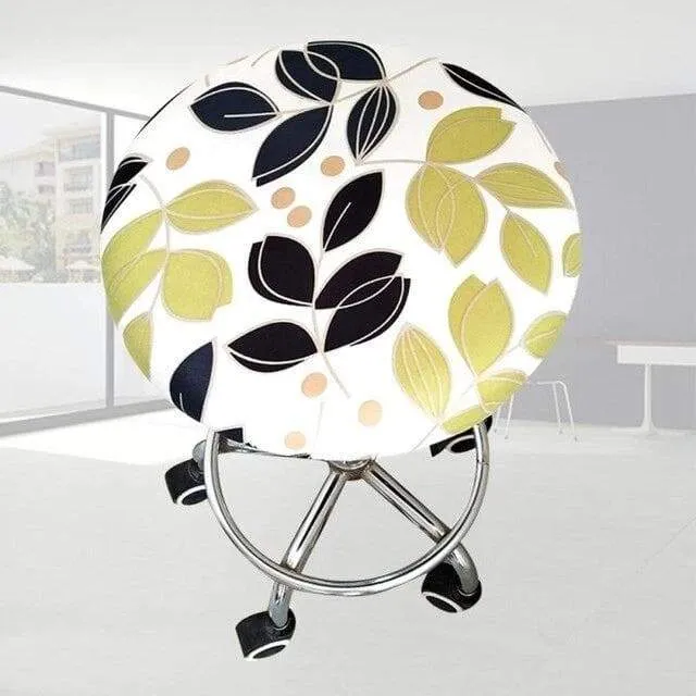 Housse de Tabouret Rond Extensible