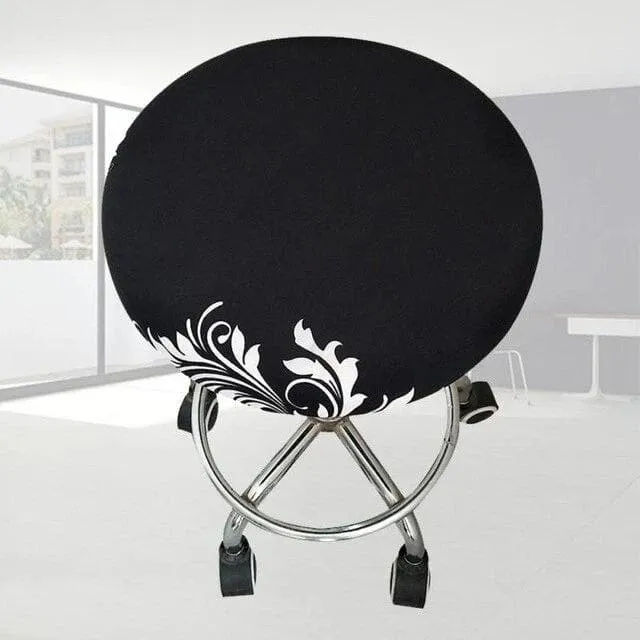 Housse de Tabouret Rond Extensible