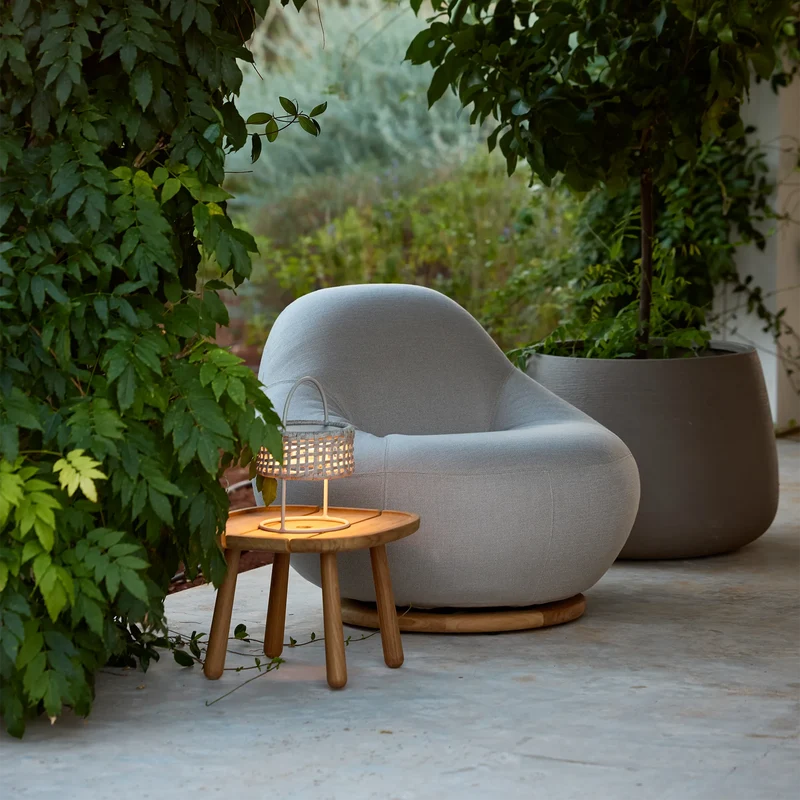 Gem - Outdoor Acrylic Swivel Lounge Chair by Cane-line