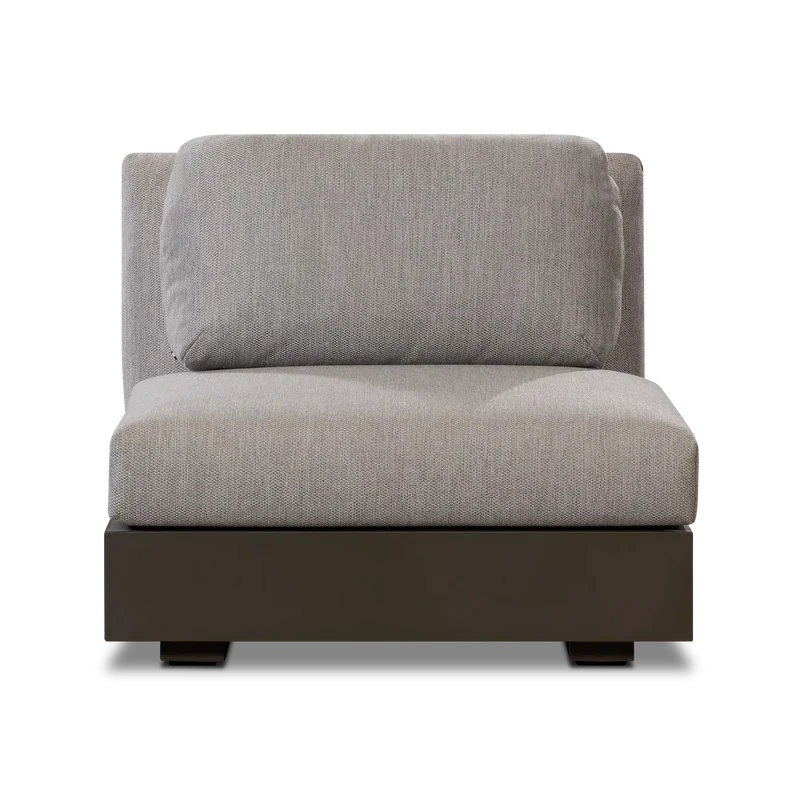 Bari - Outdoor Aluminium Modular Armless Chair