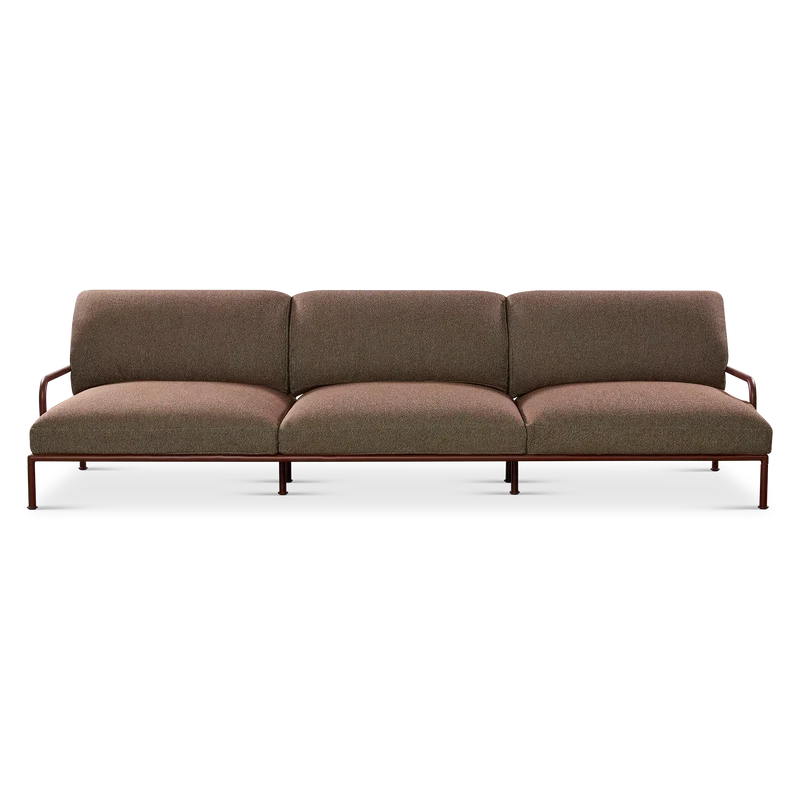 Roe - Outdoor Aluminium 3-Seater Sofa by Fast