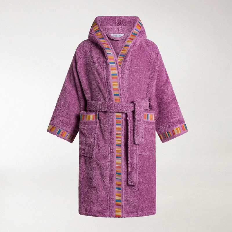 Accappatoio con Cappuccio Yupi Junior in Cotone 360 gr/mq