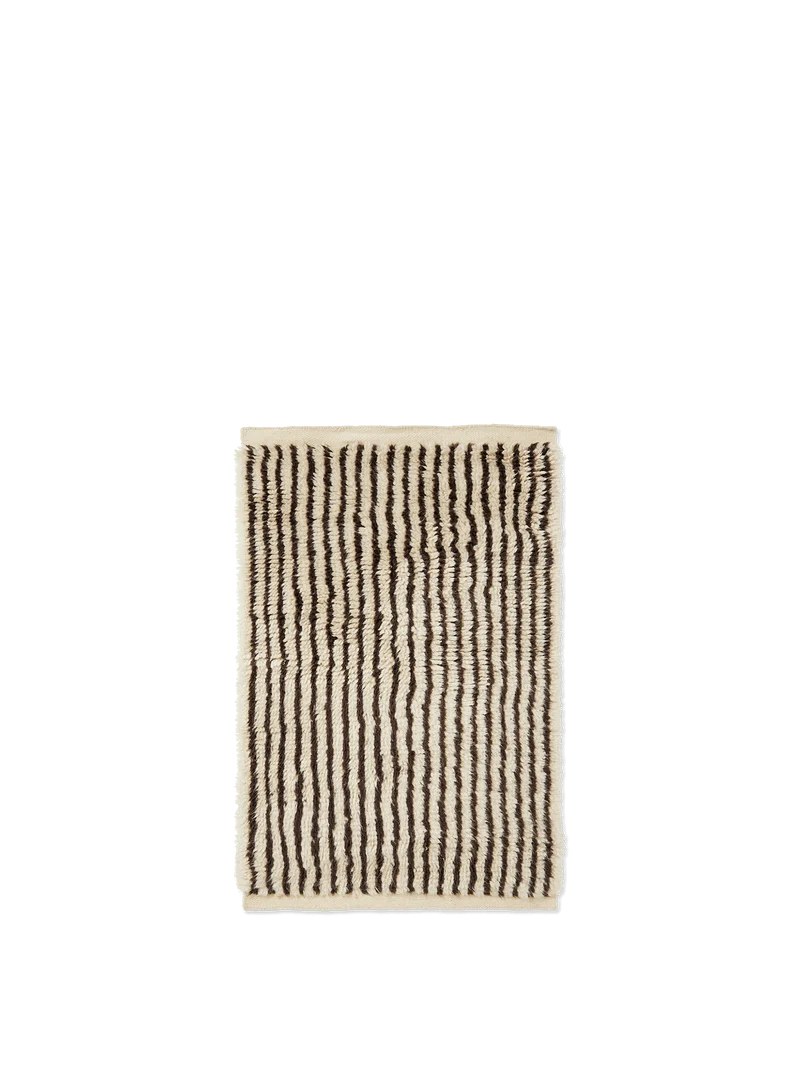 Kami Knotted Rug - Off-White/Coffee