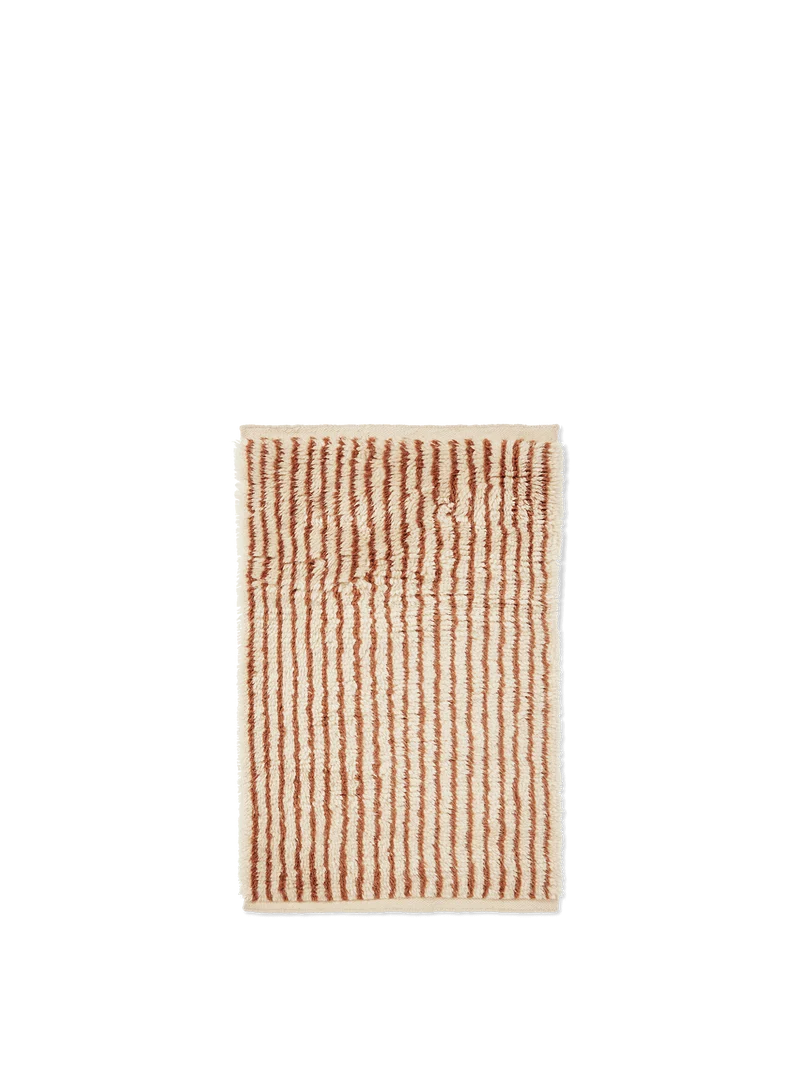 Kami Knotted Rug - Off-White/Red Brown