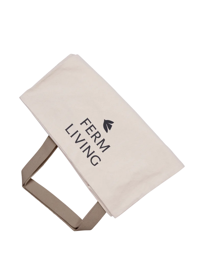 Ferm Living Weekend Bag - Undyed/Dark Cashmere