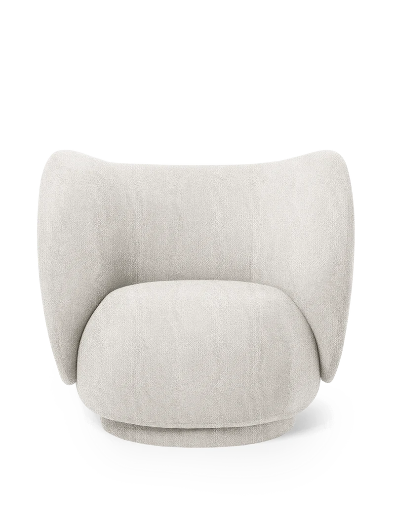 Rico Lounge Chair - Bouclé - Off-White