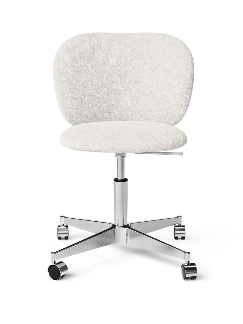 Rico Chair - Castors - Bouclé - Off-white