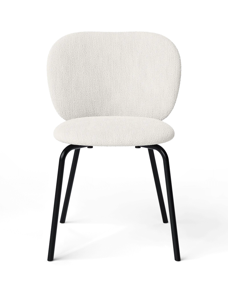 Rico Chair - Black - Bouclé - Off-white