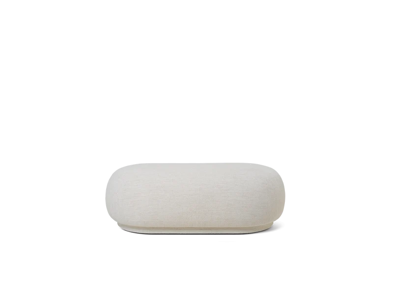 Rico Ottoman - Bouclé - Off-White