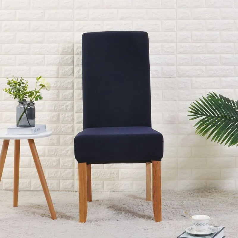 Housse de Chaise Large Bleu Marine