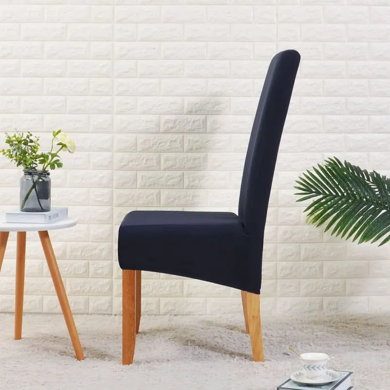 Housse de Chaise Large Bleu Marine