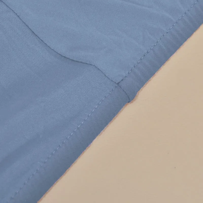 Housse de Chaise Large Gris Bleue