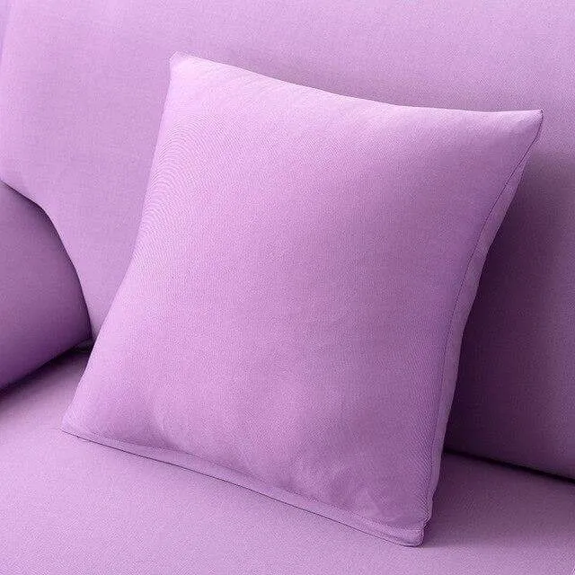 Housse de Coussin - Lavande - Lot de 2 (45x45cm)