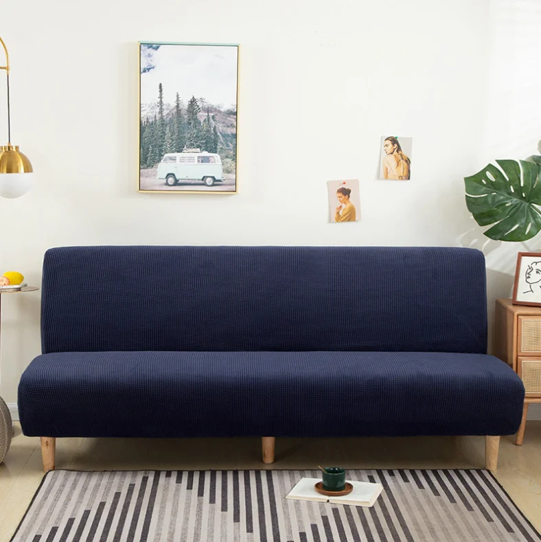 Housse pour clic clac bleu marine - Housse de canapé clic clac