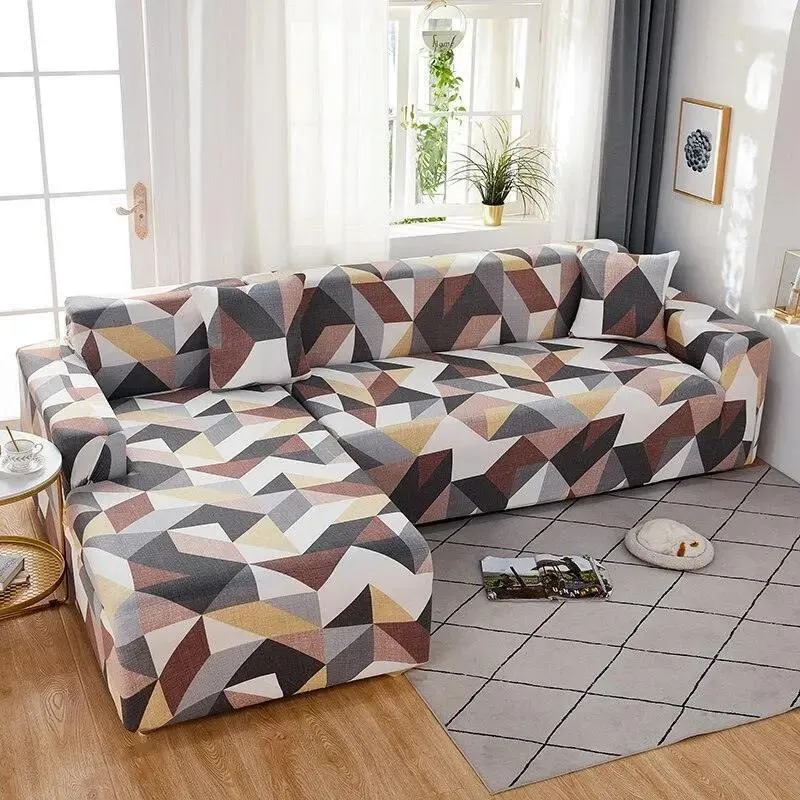 Motif Baekdu - Housse de Canapé d’Angle Extensible