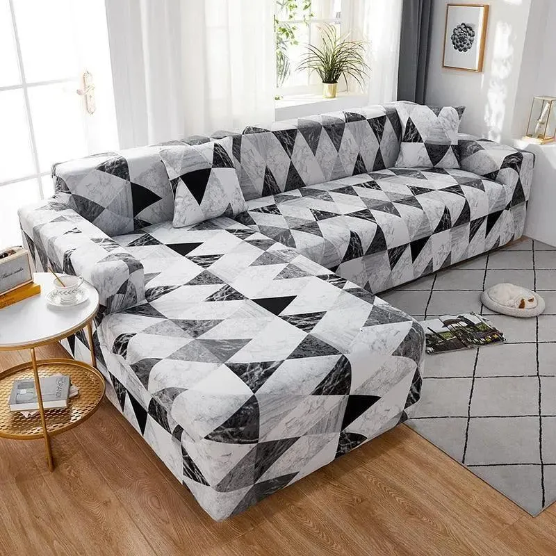 Motif Acamar - Housse de Canapé d’Angle Extensible