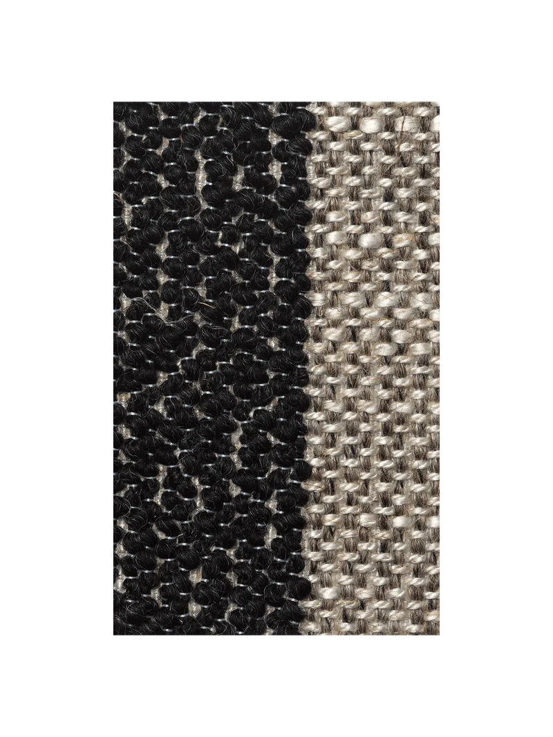 Fabric Sample - Louisiana - Sand/Black