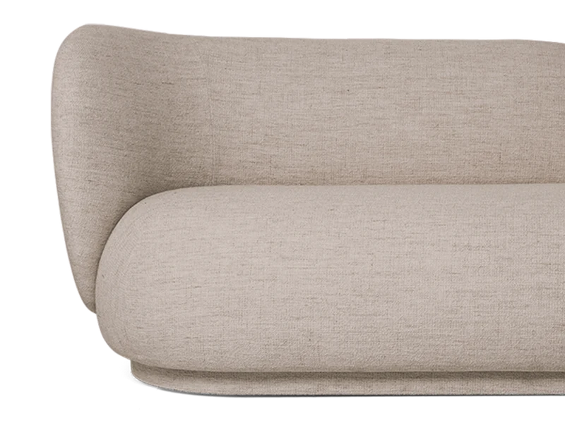 Rico Divan Left - Bouclé - Sand