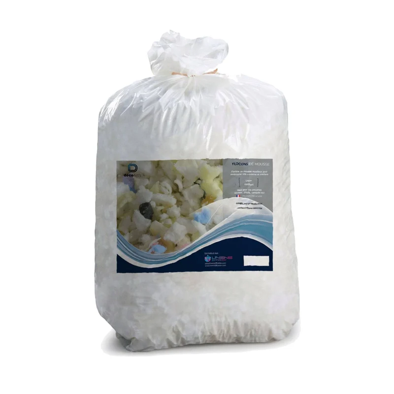 Sac 1kg Flocons de Mousse Recyclée - Garnissage 50L (Coussins & Assises)