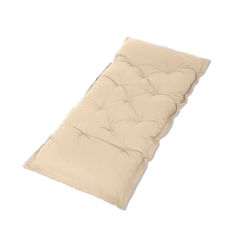 Matelas de Sol XXL 195x100 Beige - Épais 15cm (Lit d'Appoint & Jeu)