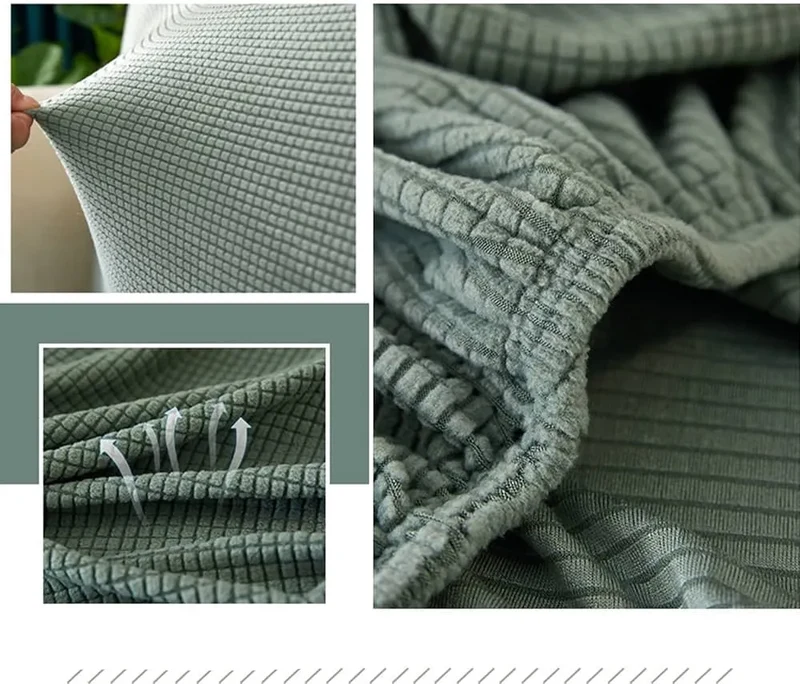 Microfibre Vert d'eau - Housse de Canapé Extensible