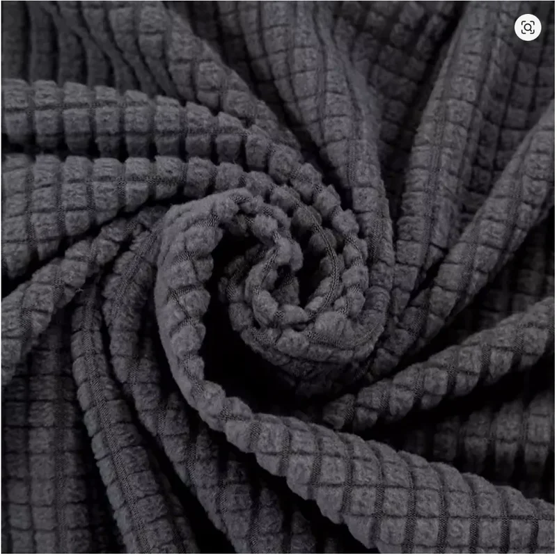 Microfibre Gris Foncé- Housse de Canapé Extensible