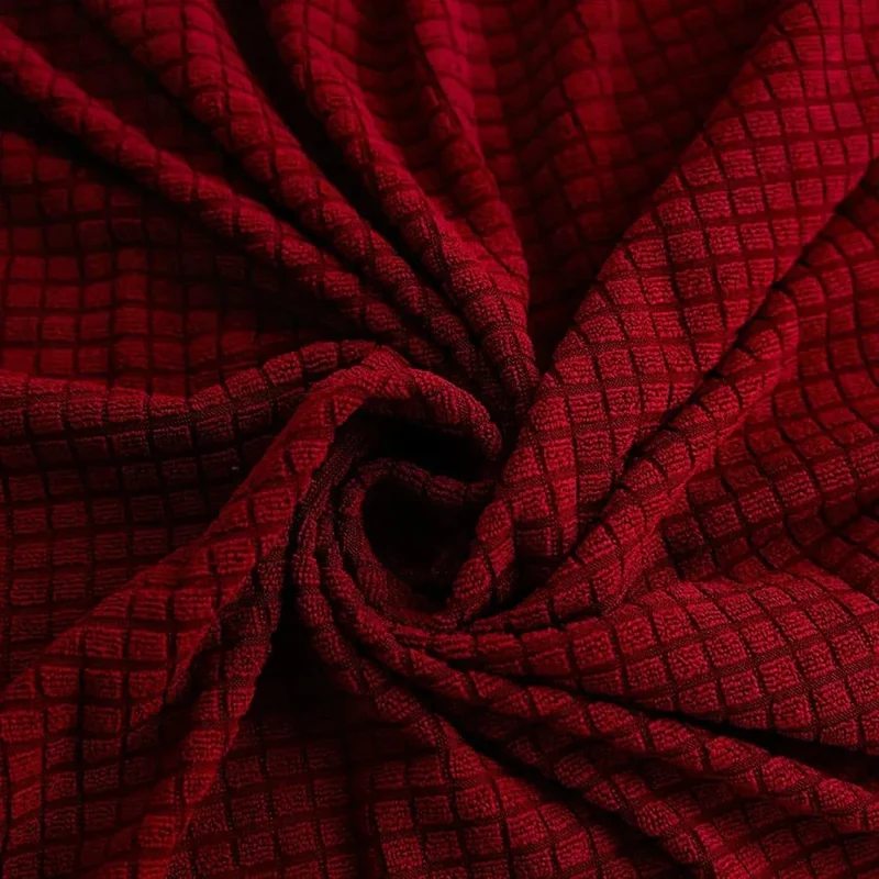 Microfibre Bordeaux - Housse de Canapé Extensible