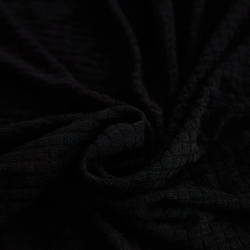Microfibre Noir - Housse de Canapé Extensible