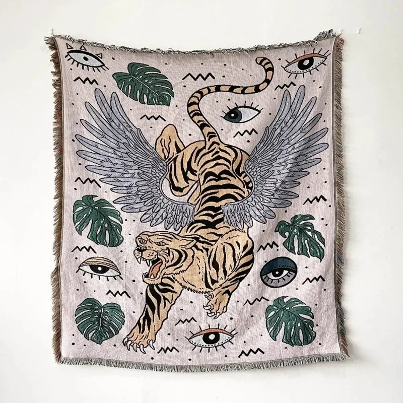 Jeté de Canapé Tissé - 130x150cm
