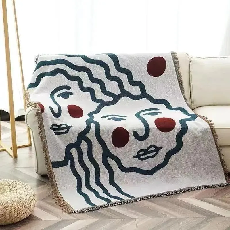 Jeté de Canapé Tissé - 130x150cm