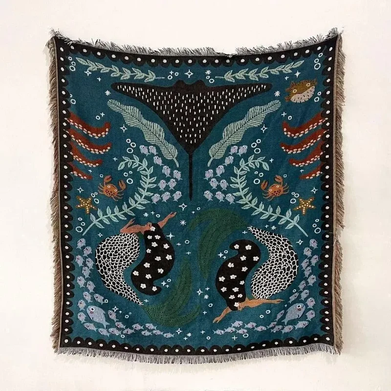 Jeté de Canapé Tissé - 130x150cm