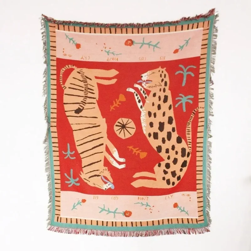 Jeté de Canapé Tissé - 130x150cm