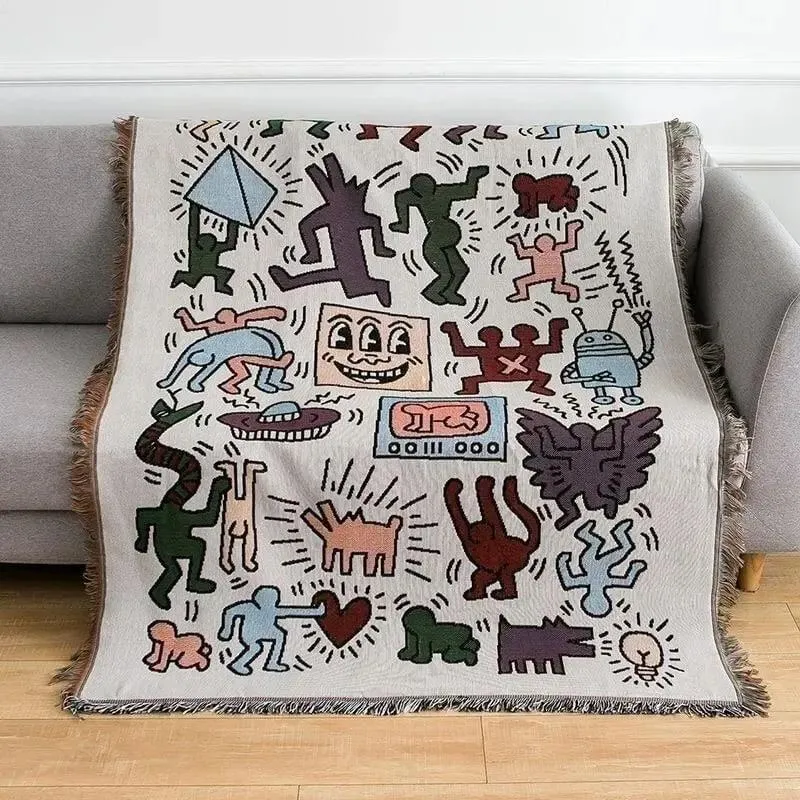 Jeté de Canapé Tissé - 130x150cm