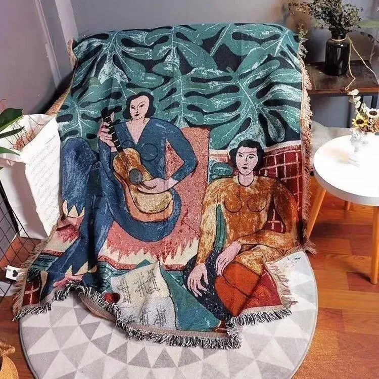 Jeté de Canapé Tissé - 130x150cm