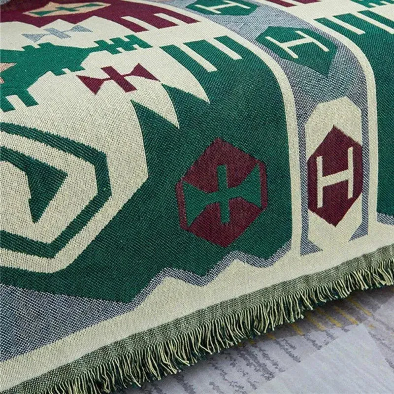 Jeté de Canapé et Fauteuil Tissage Motif - 130x180cm