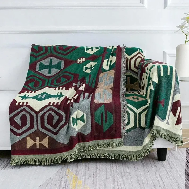 Jeté de Canapé et Fauteuil Tissage Motif - 130x180cm