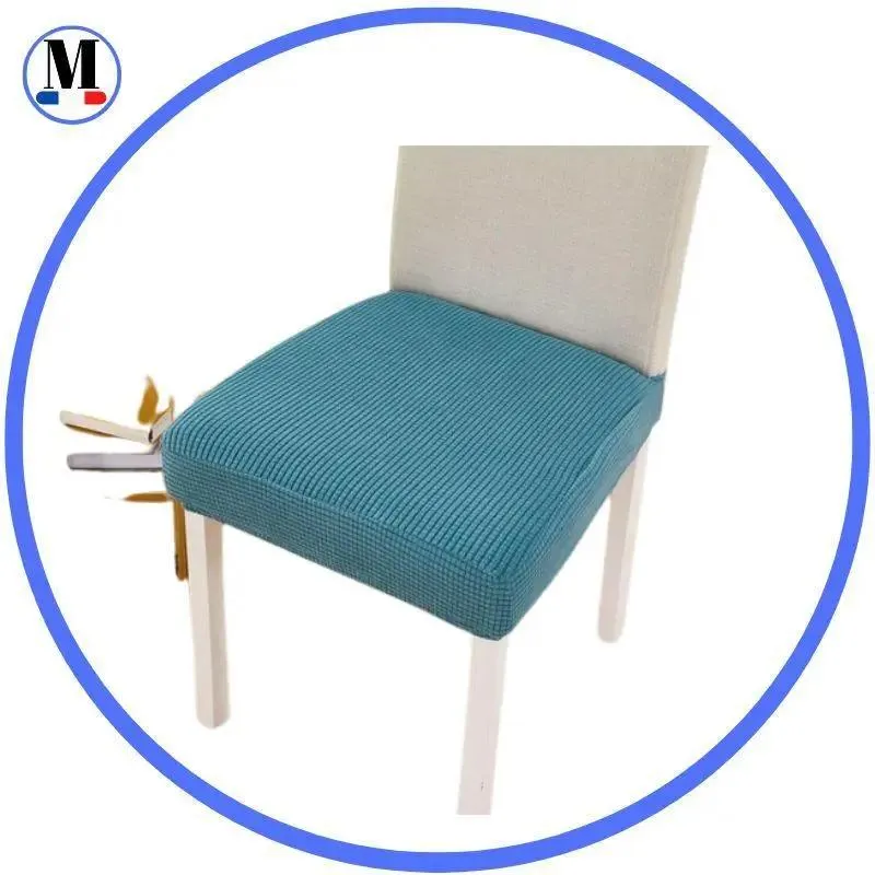 Housse de Chaise Assise Bleu