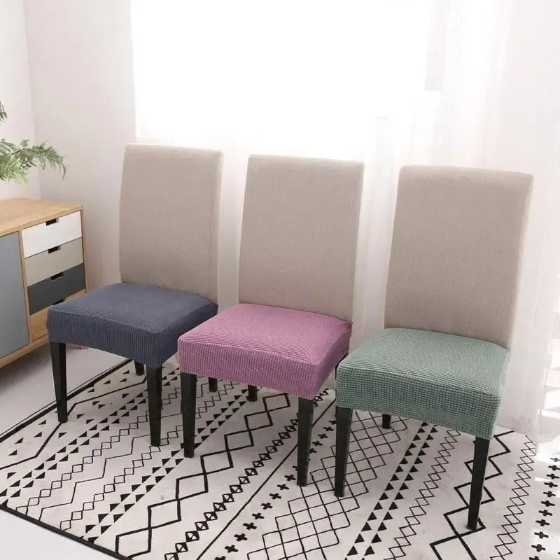 Housse de Chaise Assise Bleu