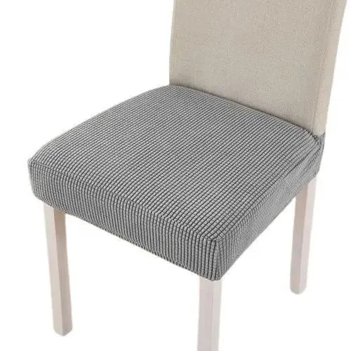 Housse de Chaise Assise Gris Clair