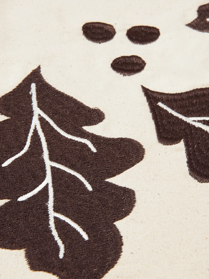 Oak Christmas Tree Blanket - Square - Natural